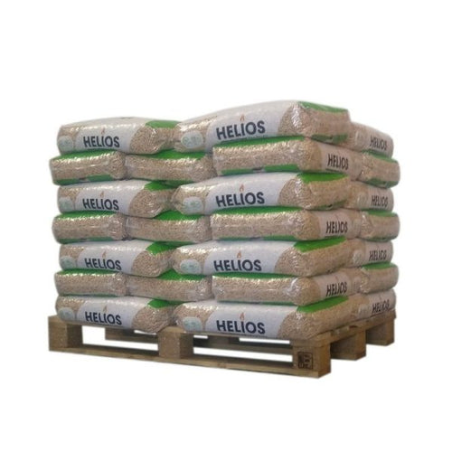 Demi-palette granulés de bois Helios 35 sacs 15kg Maison Ardente