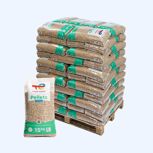 Palette granulés de bois Pellets Premium 66 sacs 15kg Maison Ardente